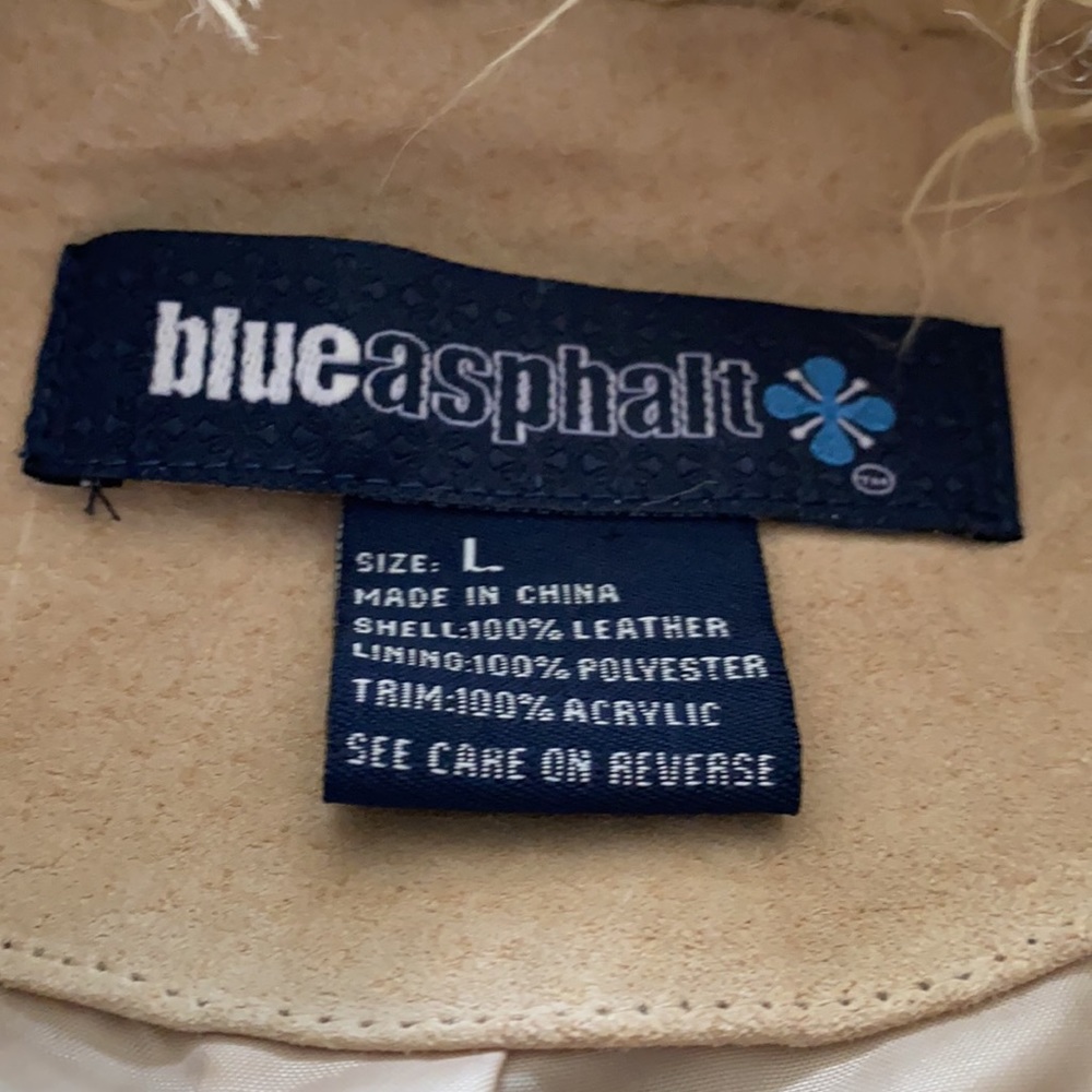 Blue Asphalt Vintage Tan Leather Jacket - Picture 3 of 6